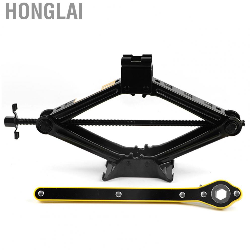 Honglai Lifting Jack Heavy Duty Scissor Jack Effort Saving Enlarged
