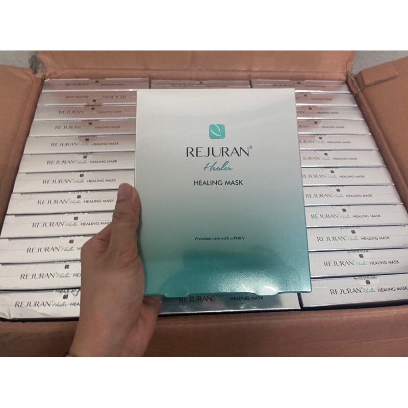 แท้-พร้อมส่ง-rejuran-healer-healing-mask-1-กล่อง-5-แผ่น-home-use