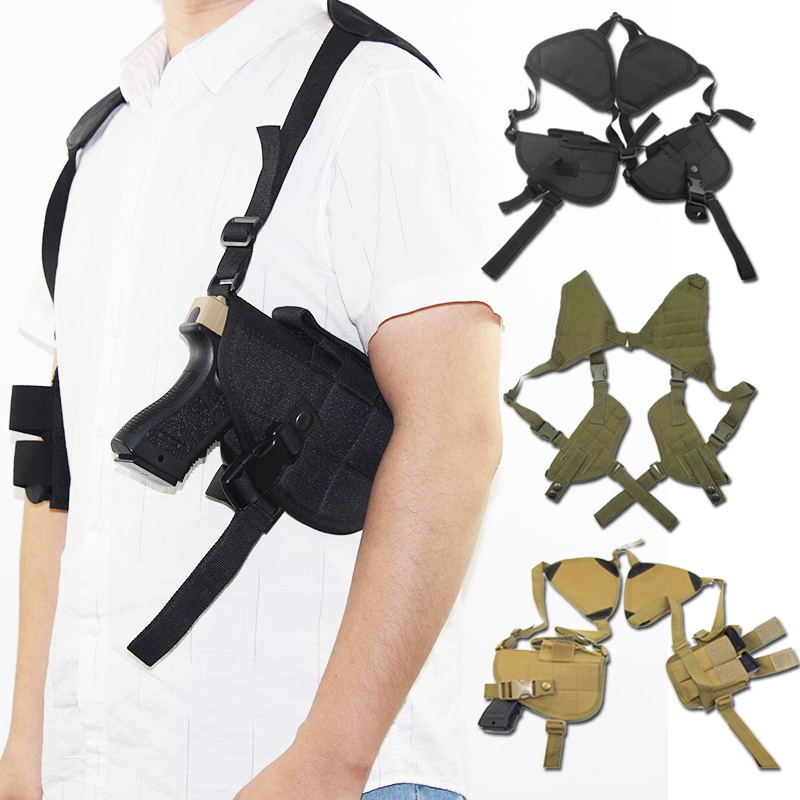 Tactical Concealed Gun Holster Airsoft Shoulder Holster Universal Dual