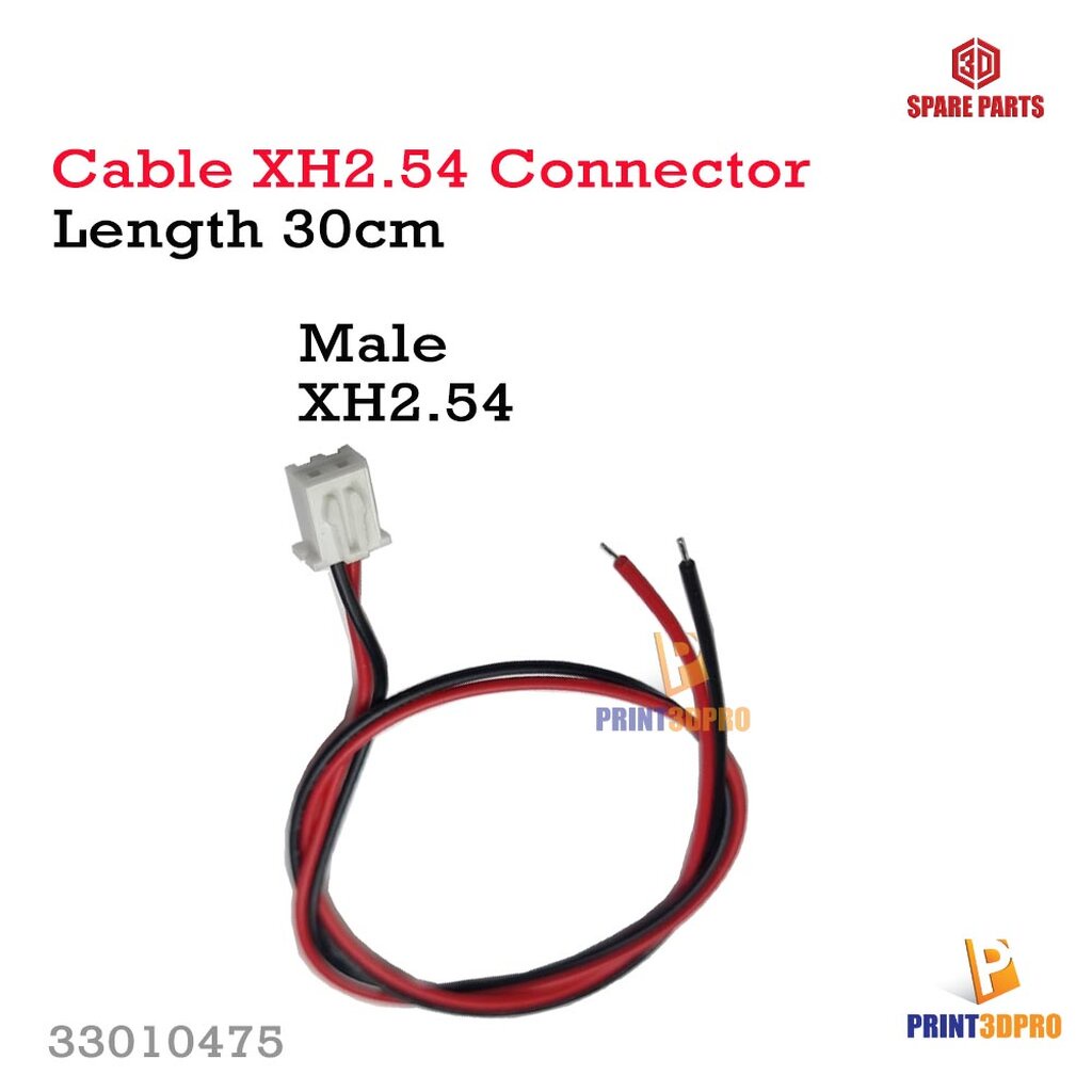 3D Printer Part Cable XH2.54 connector Male Length 30cm | Shopee Thailand