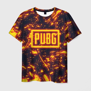 เสื้อยืด พิมพ์ลาย PUBG 3 มิติ สําหรับผู้ชาย