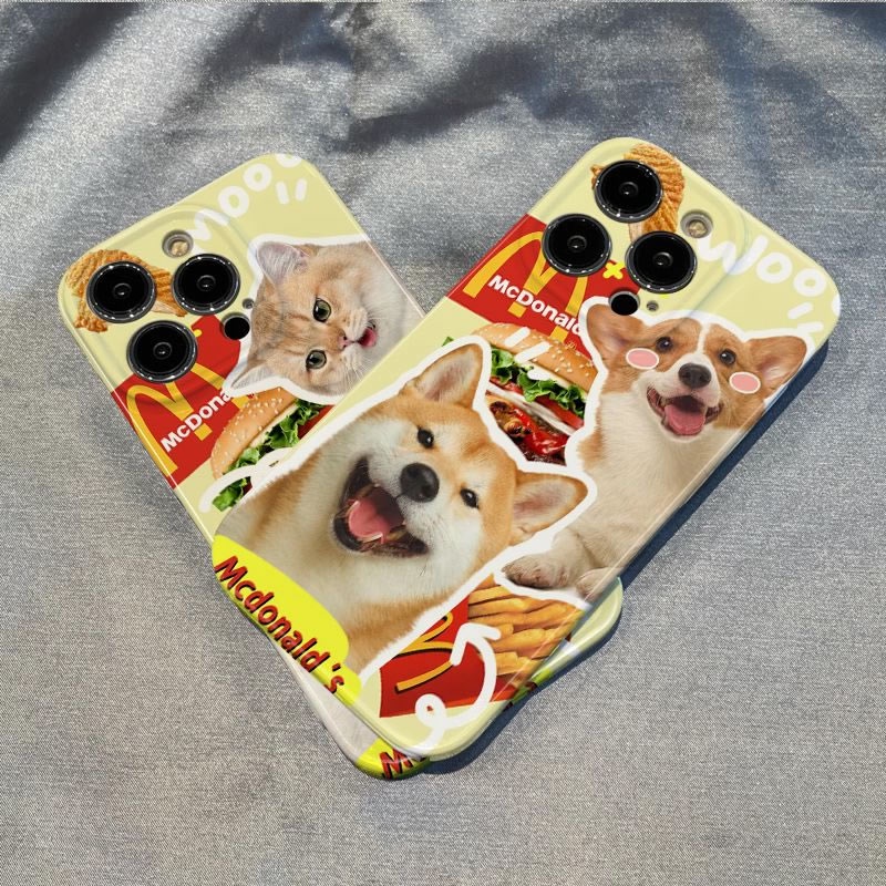เคสโทรศัพท์มือถือแบบแข็ง-ลายการ์ตูนสุนัข-mcdonalds-น่ารัก-สําหรับ-oppo-reno8t-5g-reno8-pro-reno8-reno7-z-reno7-pro-reno6-pro-reno5-reno4-z-reno3