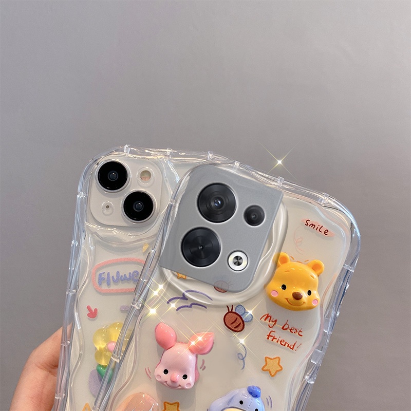 เคส-oppo-reno-8-reno-8-pro-reno-8proplus-ตุ๊กตาสามมิติ-สีใส-การ์ตูน-กรณีป้องกันโทรศัพท์มือถือ-ty4