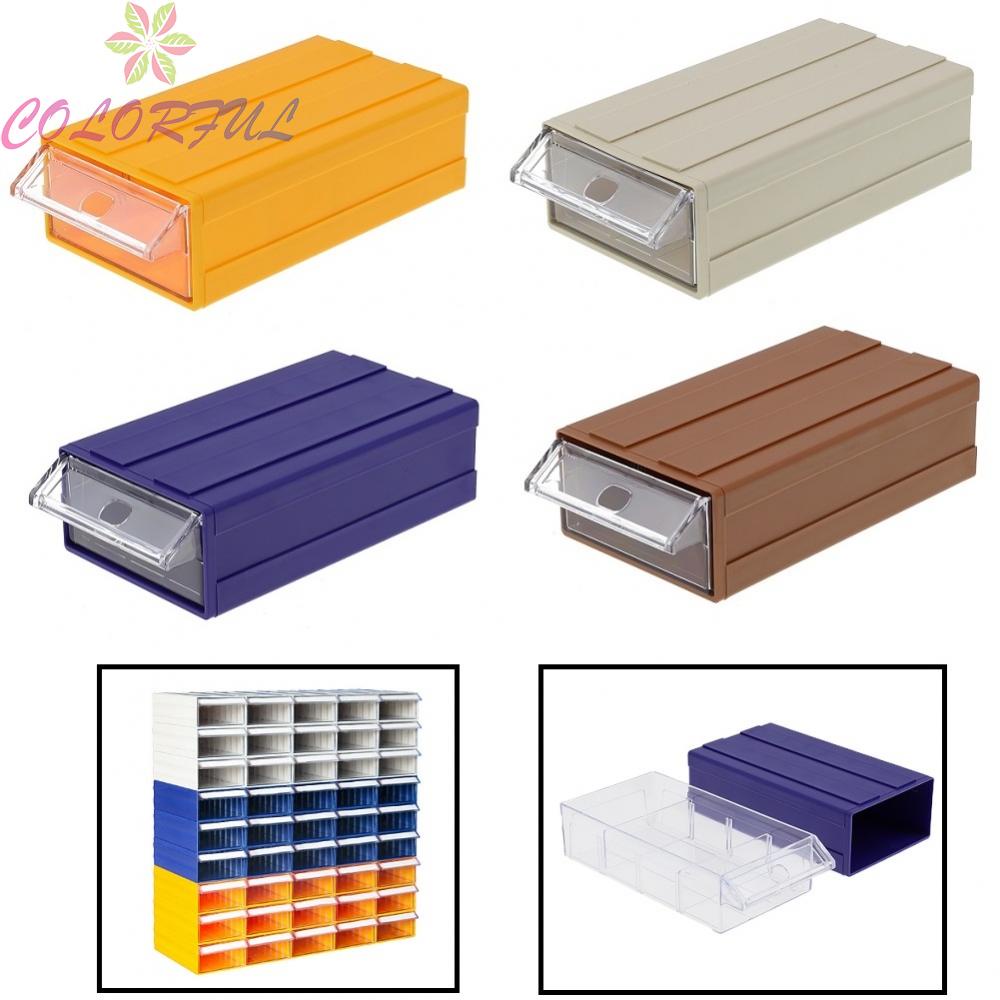 【COLORFUL】Storage Box 180*95*50mm Component Screws Plastic Stackable