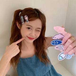 ใหม่ กิ๊บติดผมหน้าม้า น่ารัก แฟชั่นฤดูร้อน สไตล์เกาหลี สําหรับเด็กผู้หญิง
