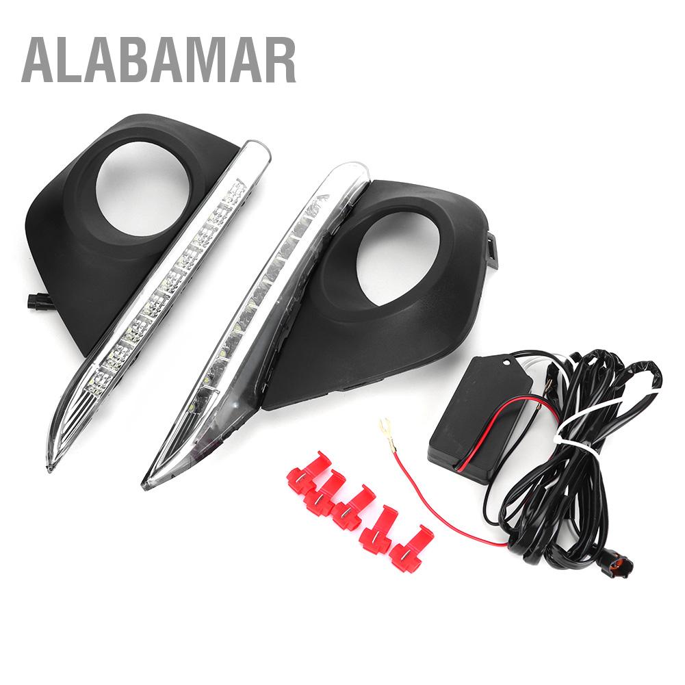 alabamar-คู่ของไฟวิ่งกลางวัน-led-drl-เหมาะสำหรับ-renault-koleos-2011-2013