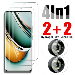4to1 ฟิล์มไฮโดรเจลนิ่ม กันรอยหน้าจอ ไม่ใช่กระจก สําหรับ Realme 11 Pro Plus Pro+ 5G Realme11 Realmi 11 ProPlus 5G