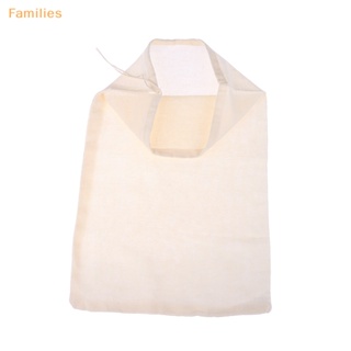 Families&gt; ถุงผ้ากรองชา นม ชีส นํากลับมาใช้ใหม่ได้ สําหรับชงกาแฟ โยเกิร์ต 1 ชิ้น