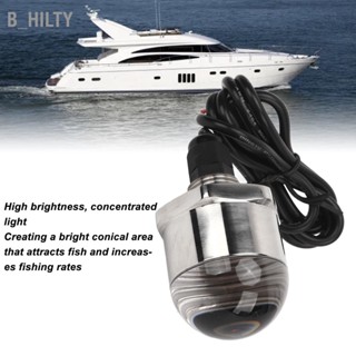 B_HILTY 9 LED เรือเสียบไฟ M12 12V ทะเลสดใสใต้น้ำตกปลาไฟกลางคืนสำหรับเรือยอชท์เรือ