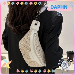 DAPHS กระเป๋าคาดอก กระเป๋าสะพายไหล่ ผ้าถัก แฮนด์เมด