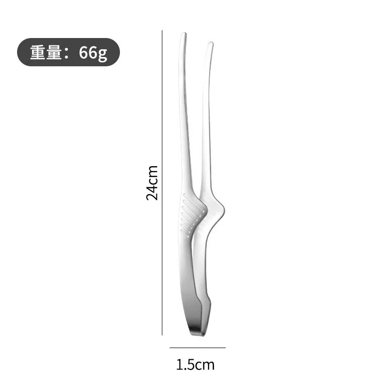 ที่คีบเนื้อสแตนเลส-สำหรับปิ้งย่าง-เนื้อย่าง-ปิ้งย่างอาหารทะเล