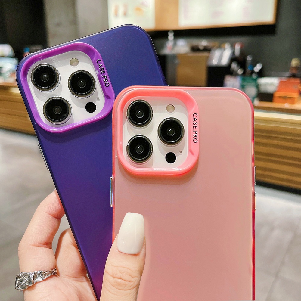 เคสโทรศัพท์-สีแคนดี้-compatible-for-iphone-11-13-14-12-pro-max-14-plus-หลุมขนาดใหญ่กรอบกล้องกันกระแทก