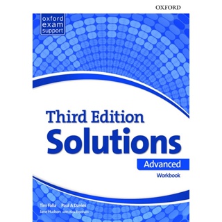 (Arnplern) : หนังสือ Solutions 3rd ED Advanced : Workbook (P)