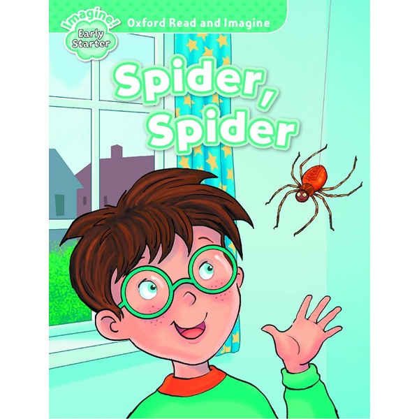 bundanjai-หนังสือเรียนภาษาอังกฤษ-oxford-oxford-read-and-imagine-early-starter-spider-spider-p