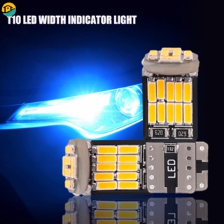 หลอดไฟ LED T10 4014 26SMD สําหรับติดป้ายทะเบียนรถยนต์ 1 ชิ้น