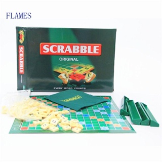 Blg เกมกระดาน Scrabble ของแท้ หรือเดินทาง สําหรับเด็ก ผู้ใหญ่ ครอบครัว เกมสนุก