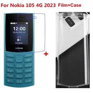 เคสป้องกันโทรศัพท์มือถือซิลิโคน TPU สําหรับ Nokia 105 4G 2023 105 2G 2023 105 4G 2023 105 2G 2023