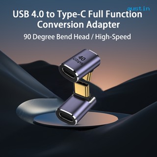 [AY] อะแดปเตอร์แปลงโทรศัพท์ 90 องศา 40Gbps ความเร็วสูง USB 4 เป็น Type-C