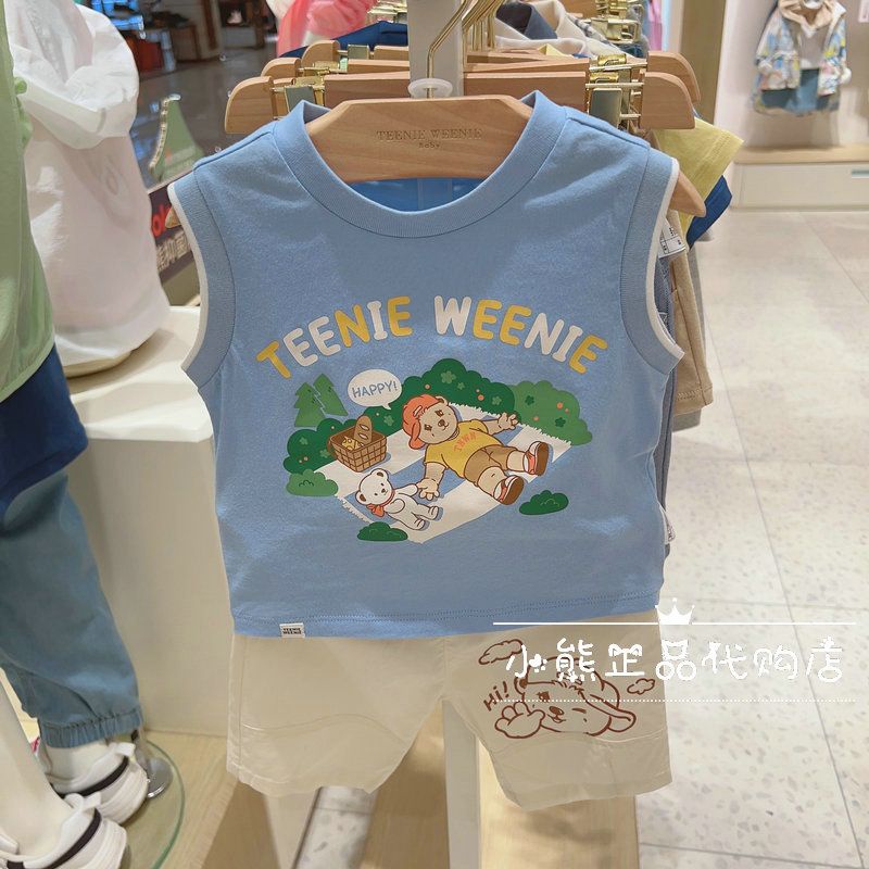 พร้อมส่ง-ขายดี-ใหม่-เสื้อแขนกุด-ผ้าฝ้าย-100-พิมพ์ลายการ์ตูน-สไตล์เกาหลี-ญี่ปุ่น-ระบายอากาศ-แห้งเร็ว-สําหรับเด็กผู้ชาย-และเด็กผู้หญิง-2023