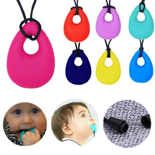 Aimy New Children Chewy Necklace Anti Autism ADHD Biting Sensory Chew Teething Toys