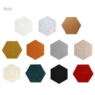 Dudu แผ่นบอร์ดหกเหลี่ยม มีกาวในตัว สําหรับตกแต่งผนังบ้าน ออฟฟิศ