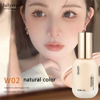 JULYSTAR Admd Mist Powder Foundation แป้งไม่ติดรูขุมขน คอนซีลเลอร์รูขุมขนที่มองไม่เห็น แต่งหน้ารู้สึกเป็นธรรมชาติ แต่งหน้าติดทนนาน