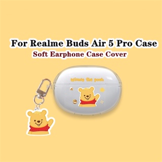 【จัดส่งด่วน】เคสหูฟัง แบบนิ่ม แบบใส ลายการ์ตูนน่ารัก สําหรับ Realme Buds Air 5 Pro Realme Buds Air 5 Pro
