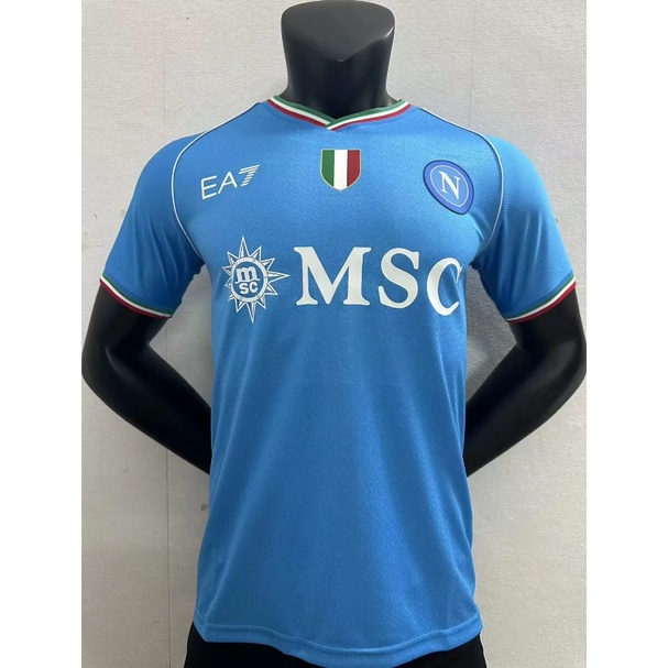 เสื้อกีฬาแขนสั้น-ลายทีมชาติฟุตบอล-napoli-2324-คุณภาพสูง