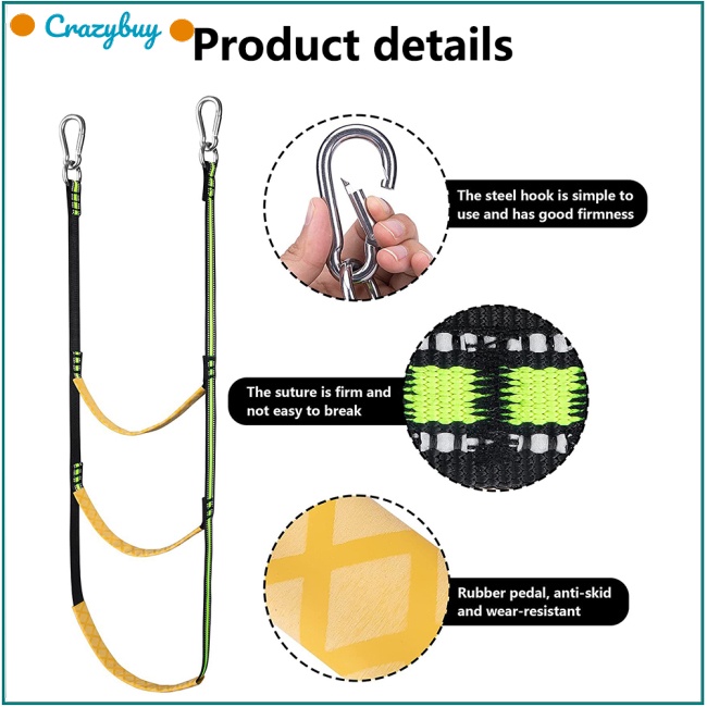 cr-เชือกบันไดแขวน-แบบพับได้-น้ําหนักเบา-ป้องกันรังสียูวี-กันน้ํา-สําหรับเรือคายัค-เจ็ทสกี