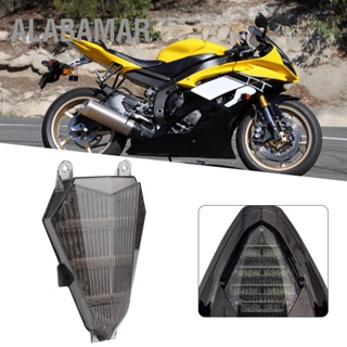 ALABAMAR รถจักรยานยนต์ LED ไฟท้ายพร้อมไฟเลี้ยว Smoky เลนส์ Fit สำหรับ Yamaha YZF R6 2006-2016