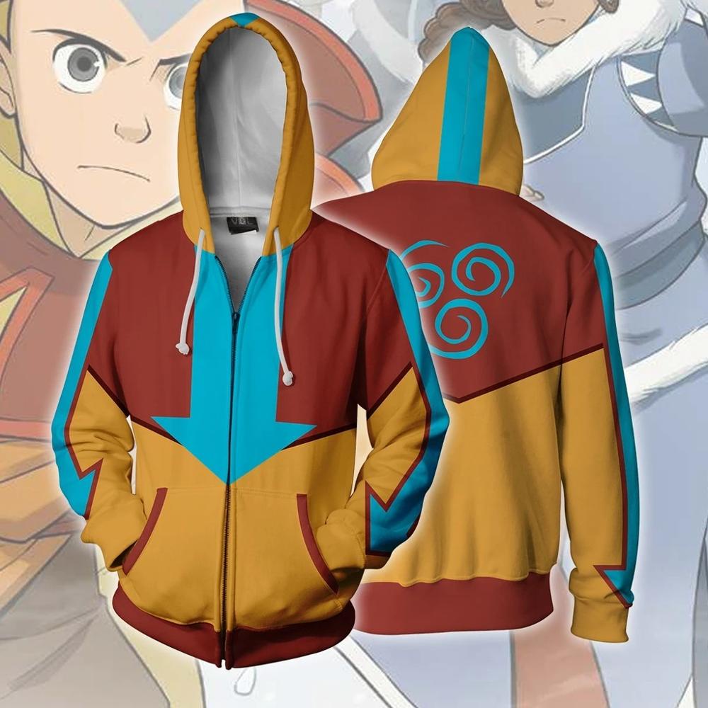 avatar-last-airbender-appa-เสื้อแจ็กเก็ต-มีฮู้ดดี้-มีซิป-ลําลอง-ลายอนิเมะ-avatar
