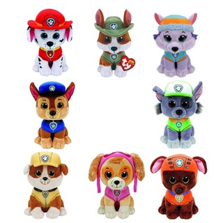 Ty ตุ๊กตายัดนุ่น PAW Patrol Rubble Chase Loki Zuma Skye PAW Patrol Dog ของเล่น ของขวัญวันเกิด สําหรับเด็ก