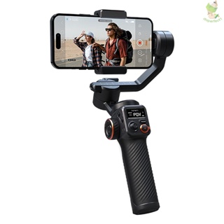 hohem iSteady M6 3-Axis Smartphone Gimbal Stabilizer Anti-shake Phone Vlog Gimbal 360° Rotatable OLED Large Screen with Mini Tripod Storage Case 400g Payload Replacement for iPhone 14/13/12/11 Series Huawei Mate 40/30/ P