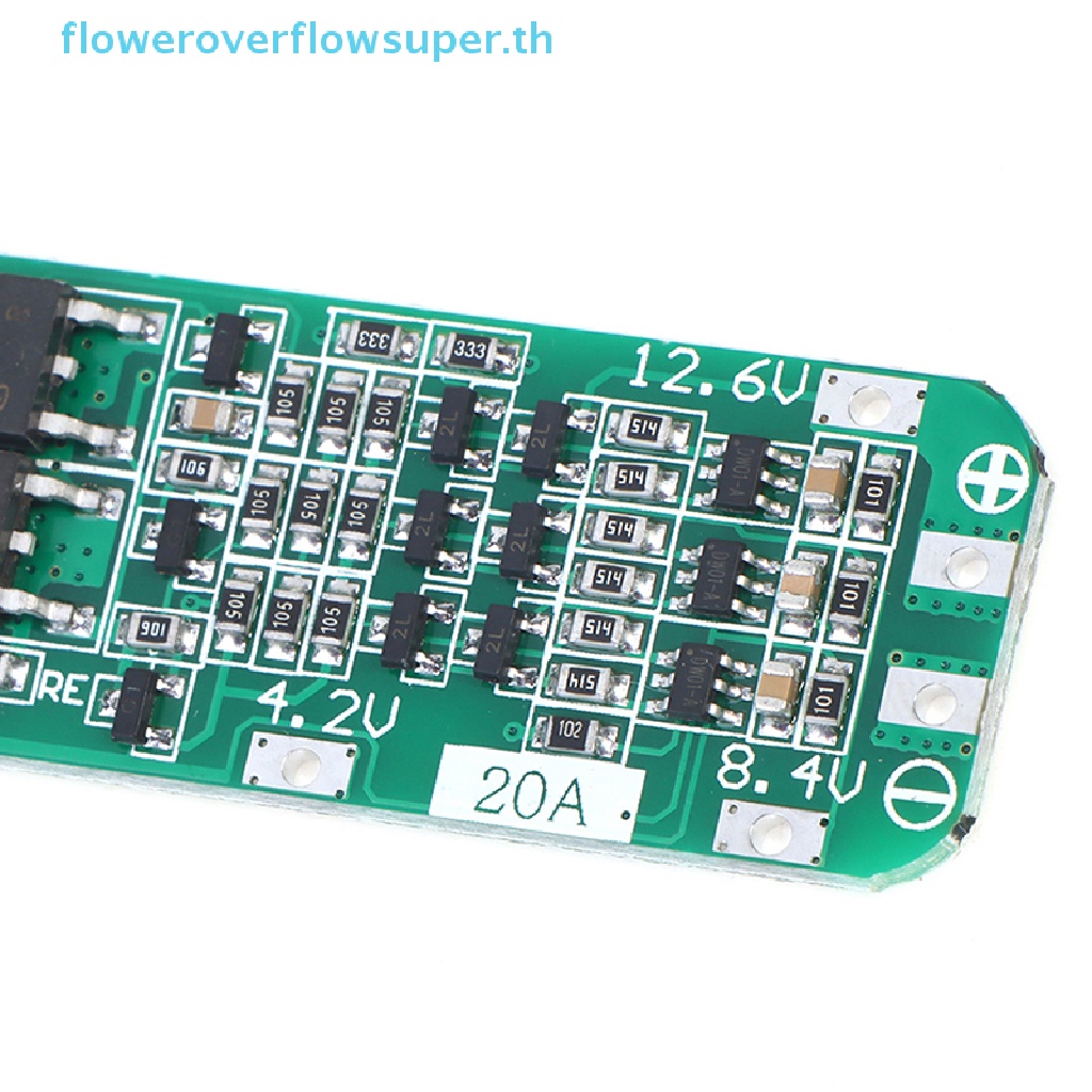 fsth-ขายดี-บอร์ดป้องกันที่ชาร์จลิเธียม-3s-20a-li-ion-18650-pcb-bms-12-6v