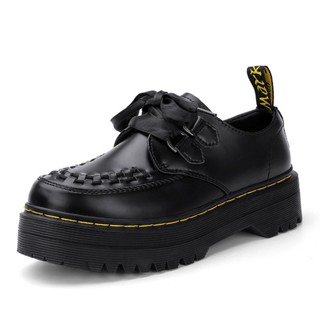 ดร. Martens 1461 รองเท้ามาร์ตินลําลอง ส้นเตี้ย หนังหนา หัวกลม สําหรับผู้หญิง 0MFQ