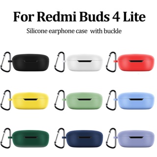 เคสหูฟังซิลิโคน กันกระแทก สีแคนดี้ สําหรับ Xiaomi Redmi Buds 4 Lite Redmi Buds 4 Lite