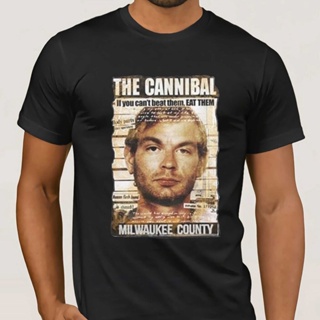 👕✨เสื้อยืดพิมพ์ลายพรีเมี่ยม [S-5XL] เสื้อยืด ผ้าฝ้าย พิมพ์ลาย Serial Kill Anti Jeffrey Dahmer สําหรับผู้ชาย และผู้หญิง