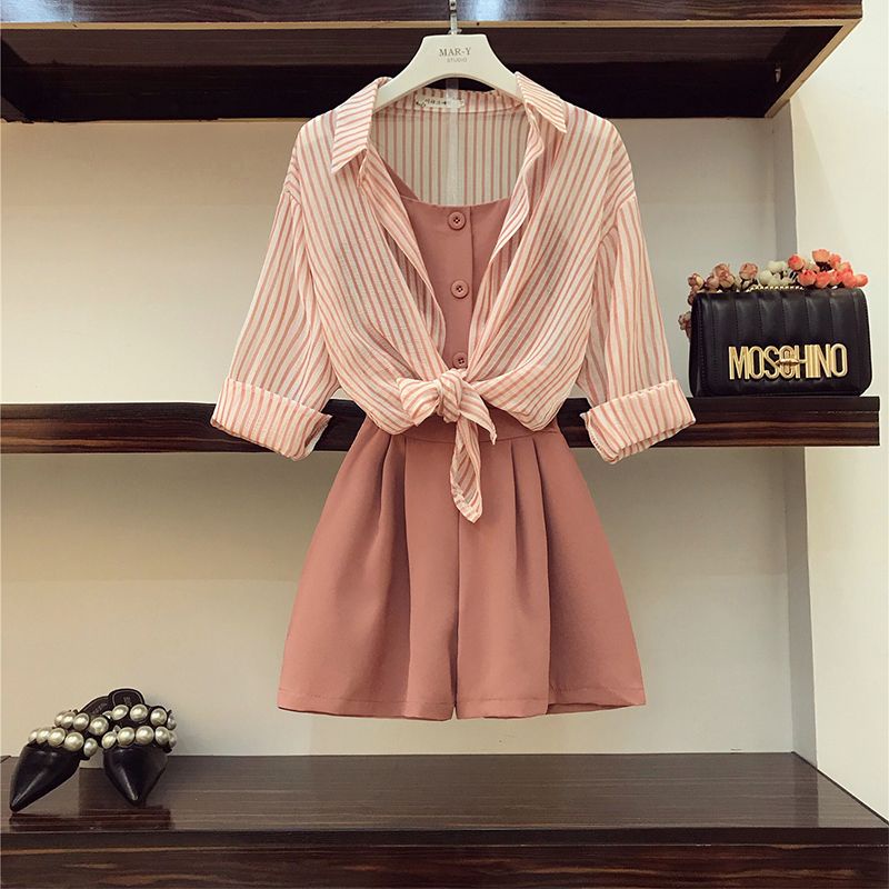 suit-womens-three-piece-summer-suit-2023-new-small-man-foreign-style-age-reduction-loose-cover-of-meat-show-the-trend-of-thin-shorts-suit