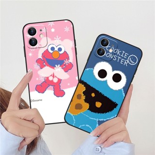 เคสนิ่ม เนื้อแมตต์ ลาย Sesame Street สําหรับ Realme C1 C2 C3 C11 C12 C15 C17 C20 C21 C25Y C21Y 5 6 6i 7 7I 8 8i 9 9I Pro 10 10Pro C31 C35 NARZO 50A 50I 20 30 10A 30A เคส DC