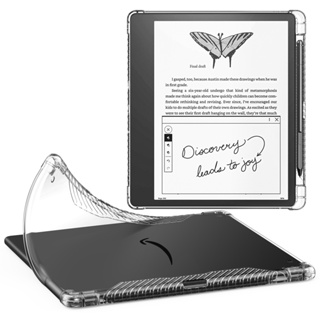 เคส TPU นิ่ม แบบใส ยืดหยุ่น พร้อมที่ใส่ปากกา สําหรับ Kindle Scribe 2022 10.2 นิ้ว
