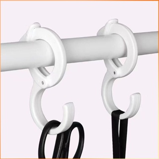 Windproof Hooks S Shaped Punch-Free ตู้เสื้อผ้าตู้เสื้อผ้า Hook Multi-Purpose S-Hook Hanging Storage -FE