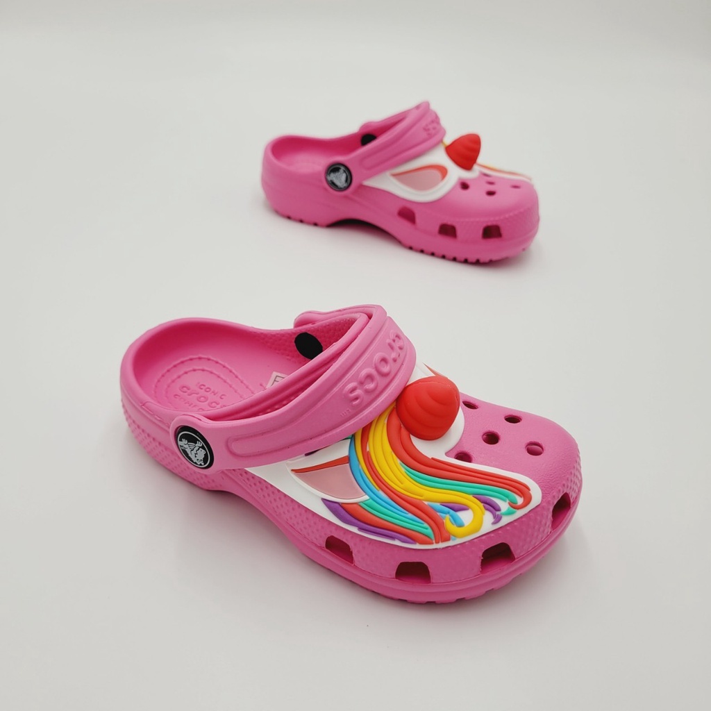 รองเท้าลำลองแฟชั่น-เด็ก-สไตล์-crocs-fun-lab-classic-i-am-unicorn-clog-kids