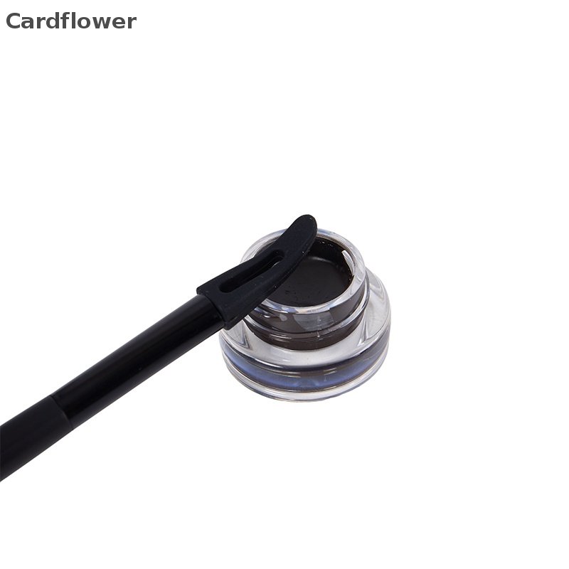 lt-cardflower-gt-อายไลเนอร์เจล-ซิลิโคน-ไม่ข้าม-นํากลับมาใช้ใหม่ได้-แปรงแต่งหน้า-ลดราคา