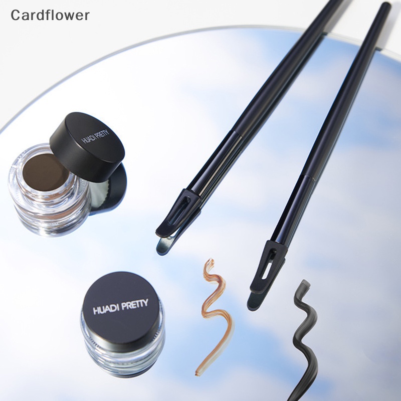 lt-cardflower-gt-อายไลเนอร์เจล-ซิลิโคน-ไม่ข้าม-นํากลับมาใช้ใหม่ได้-แปรงแต่งหน้า-ลดราคา