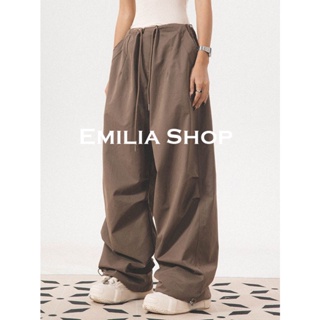 EMILIA SHOP กางเกงขายาว กางเกงเอวสูง ผู้หญิงสไตล์เกาหลี เสื้อผ้าแฟชั่นผู้หญิง  y2k 2023 ใหม่  A20M06J 0523