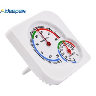 Aideepen 2 In 1 เครื่องวัดอุณหภูมิความชื้น และอุณหภูมิ ในครัวเรือน ในร่ม