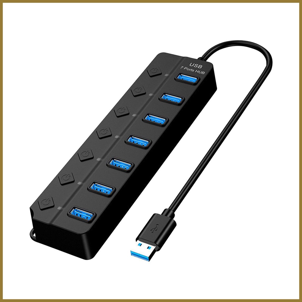 ฮับแยกสาย USB พร้อมไฟแสดงสถานะ สําหรับคอมพิวเตอร์ PC คีย์บอร์ด เมาส์ ...