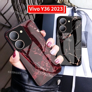 เคสโทรศัพท์มือถือกระจกนิรภัย แบบนิ่ม กันกระแทก สําหรับ Vivo Y36 4G 2023 Y36 Y 36 36Y Y36 4G 5G 2023