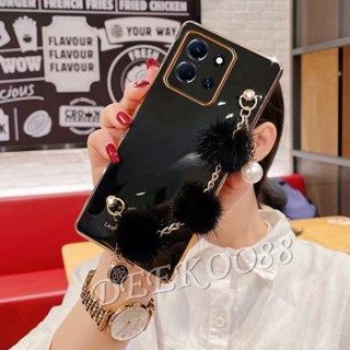 เคสโทรศัพท์มือถือชุบ แบบนิ่ม ประดับไข่มุก สําหรับ Infinix Note 30 Pro 30i Smart 7 Hot 30 Play 30i NFC 4G 5G Infinix Note30 Pro