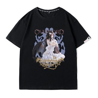 แฟชั่น เสื้อเชิ้ต Overlord Albedo INS - อนิเมะเสื้อยืดแฟชั่นสไตล์เท่สำหรับผู้ชายและผู้หญิง